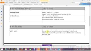 F6 Taxation Dec 2014 Q3 CGT Themes
