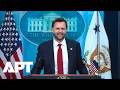 “President Was Joking”: Vance Dismisses Trump's "Fall Guy" Remark in Iran Negotiations | APT