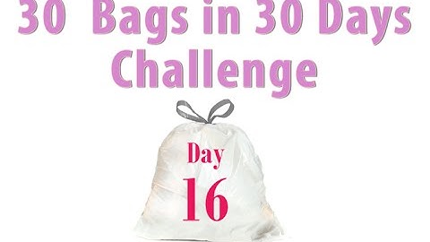 30 Bags in 30 Days || Declutter Challenge || Day 16