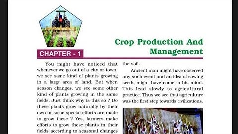 Ch 1 Crop production and Management (important MCQ) science class 8 PSEB #pseb #science #mcq