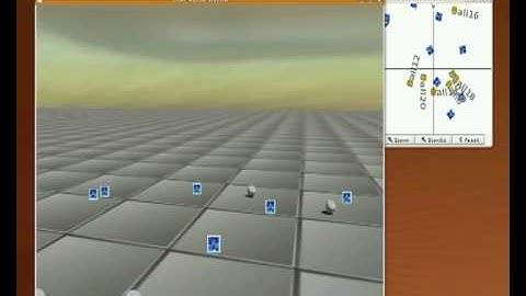 DSOL simulation visualized with Ogre3D engine