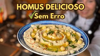 HOMUS CREMOSO DE VERDADE (SEM ERRO) | O que ninguém te explica ❤️