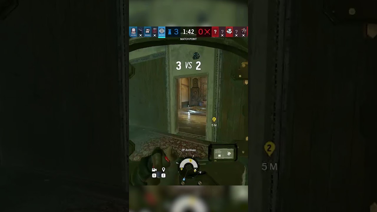 You Can See The Panic Set In - RAINBOW SIX SIEGE #shorts #rainbowsixsiege #twitch #r6 #r6siege