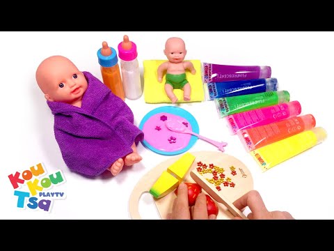 Κρέμα από Φρούτα| Ξύλινα Παιχνίδια / Κάνω μπάνιο το μωρό
