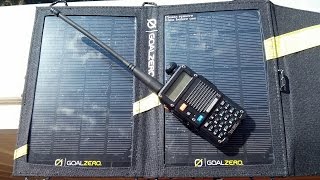 Заряжает ли GoalZero Nomad7 рацию Baofeng UV-5R?