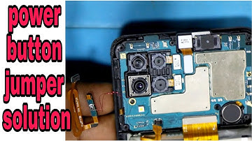 Samsung a12 power button not working