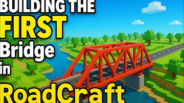I built my First BRIDGE in RoadCraft! 4K60FPS