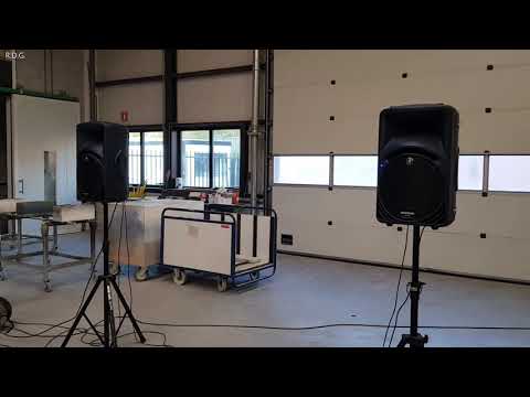 Speaker Test Full Open Mackie SRM450 V2 Active Speakers Test Indoor