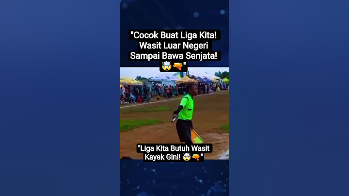 "Wasit Tarkam di Luar Negeri Bawa Senjata ke Lapangan! Cuma Buat Jaga-jaga dari Pemain Ngamuk! 😱⚠️"