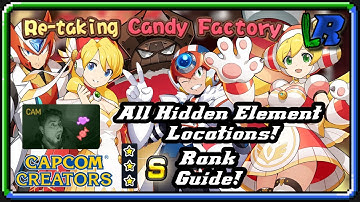 MegaMan X DiVE - Re-taking Candy Factory - White Day Event - All Hidden Elements & S Rank Guide!🍬💕