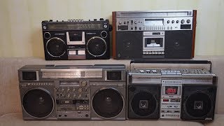 Всякая всячина. Sanyo M4500KE, Sharp GF-9696Z, JVC RC-M90LB, National RX-5700