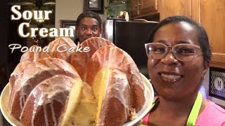 Sour Cream Pound Cake | Classic | Bring This Cake To Family & Friends Day At Church? | PoundCake?