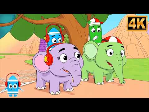One Fat Elephant, Hindi Rhyme For Kids By Baby Rainbow