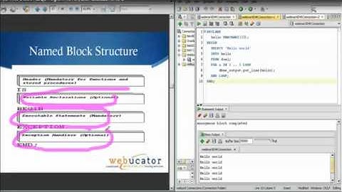 Writing your first Oracle PL SQL Program Webinar