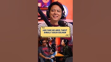 So MU Fan Ariel is afraid of being bullied by Soleh Solihun‼️🤣 #arielnoah #arilesmana #manchester...