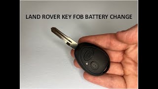 Land Rover Freelander Discovery Key Fob Battery Replacement by SC Spares 680 views 4 months ago 1 minute, 46 seconds