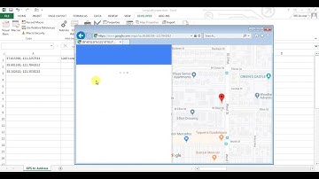 Excel Macro for Web Scraping Physical Address by GPS Coordinates