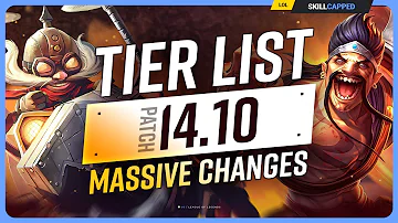 NEW TIER LIST for PATCH 14.10 - MASSIVE CHANGES!