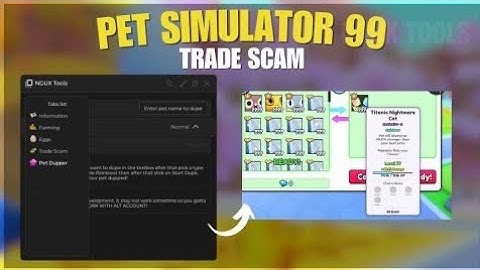 Pet Simulator 99! | Trade Scam Tool Script V1.0 | Dupe Script PS99 | Scam Trade PS99