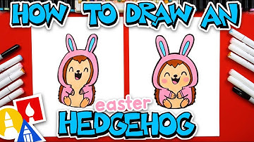 How To Draw An Easter Hedgehog