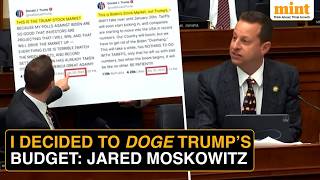 Congressman Jared Moskowitz's Viral Speech As He Rips Trump & Elon Musk's DOGE Cuts | Watch