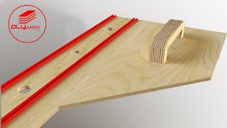 Great Idea!! How to Safe & Easy straight cut Using jigsaw - DIY simple Track saw Guide