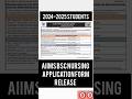 AIIMS BSC nursing application form #aiims_exam