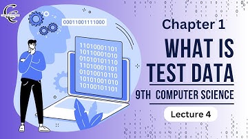 What is test data | 9th computer science | chapter 1 lecture 4 #computerscience #testdata #9thclass