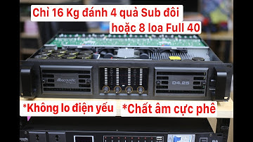 cục đẩy 4 kênh dB D4.25 CS 10.000w – nguồn Xung Siêu Khủng