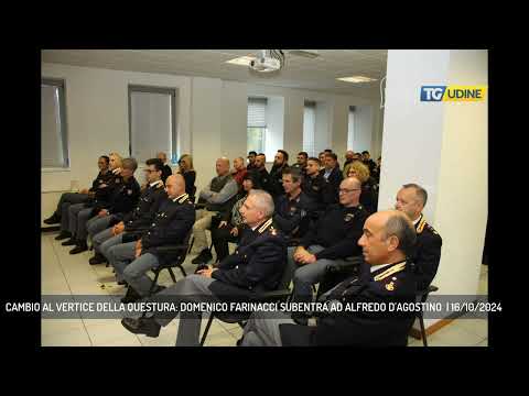 CAMBIO AL VERTICE DELLA QUESTURA: DOMENICO FARINACCI SUBENTRA AD ALFREDO D'AGOSTINO  | 16/10/2024