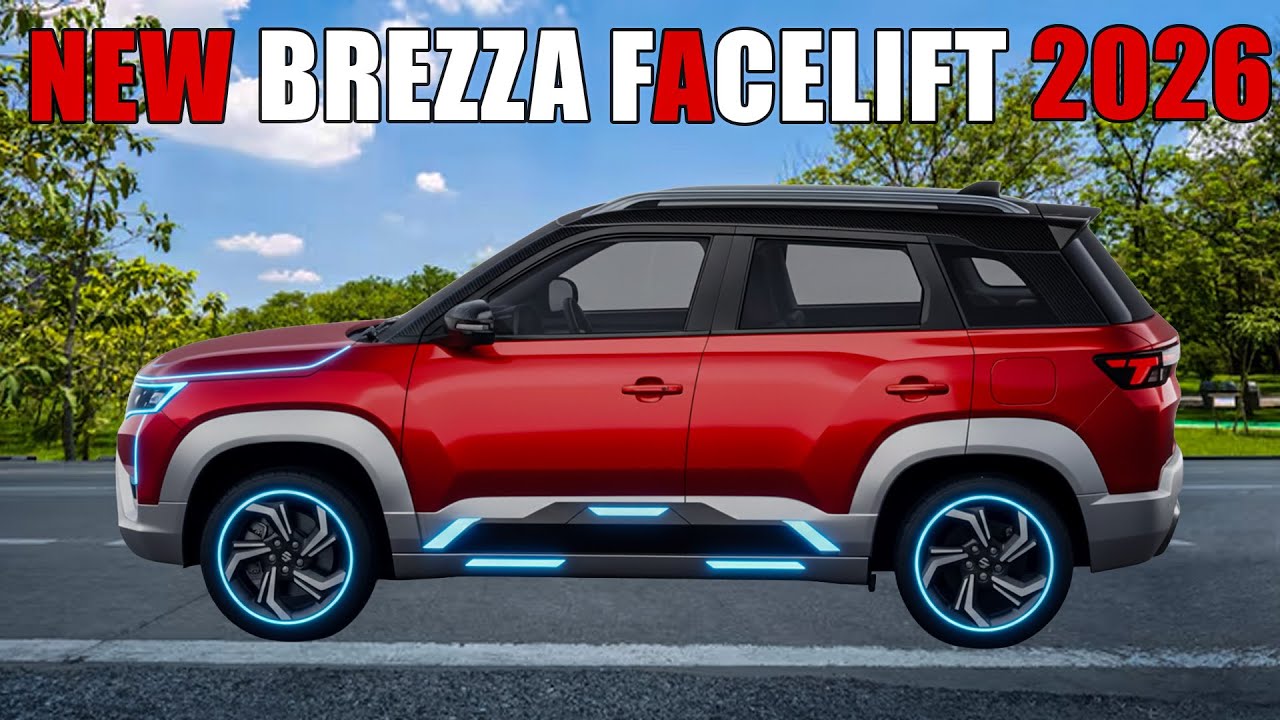 Finally New Maruti Brezza Facelift 2026 Is Here | CNG | Launch Date|