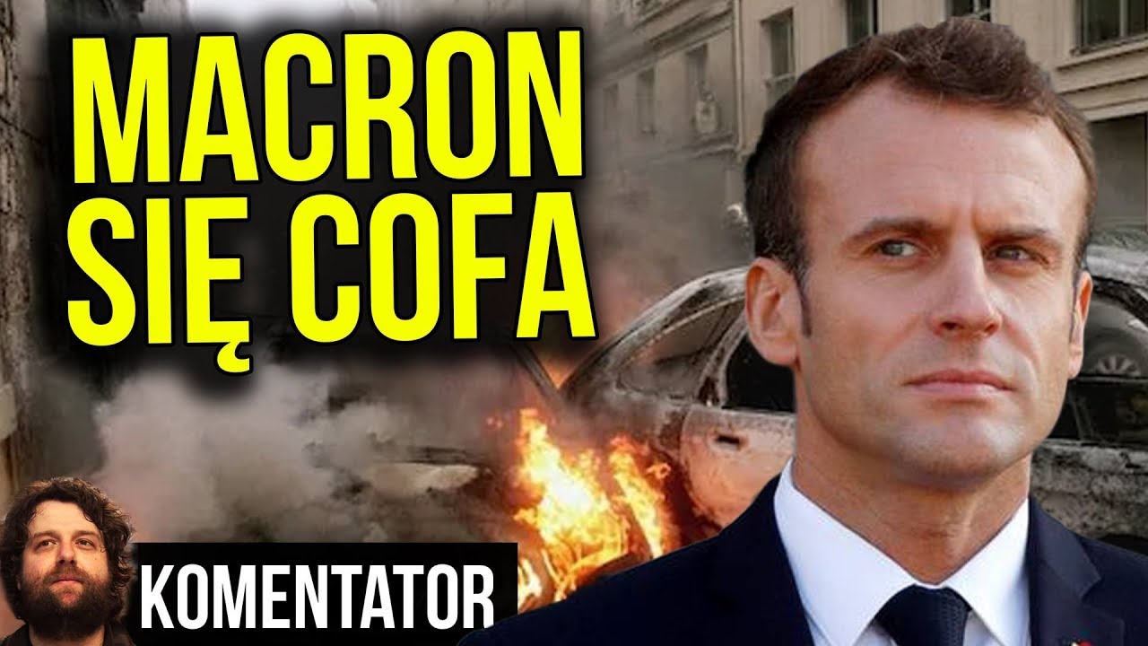 Macron Się Cofa - Francuzi Nasilają Protesty w Weekend Paryż Będą MEGA Zamieszki Analiza Komentator kredyt studencki