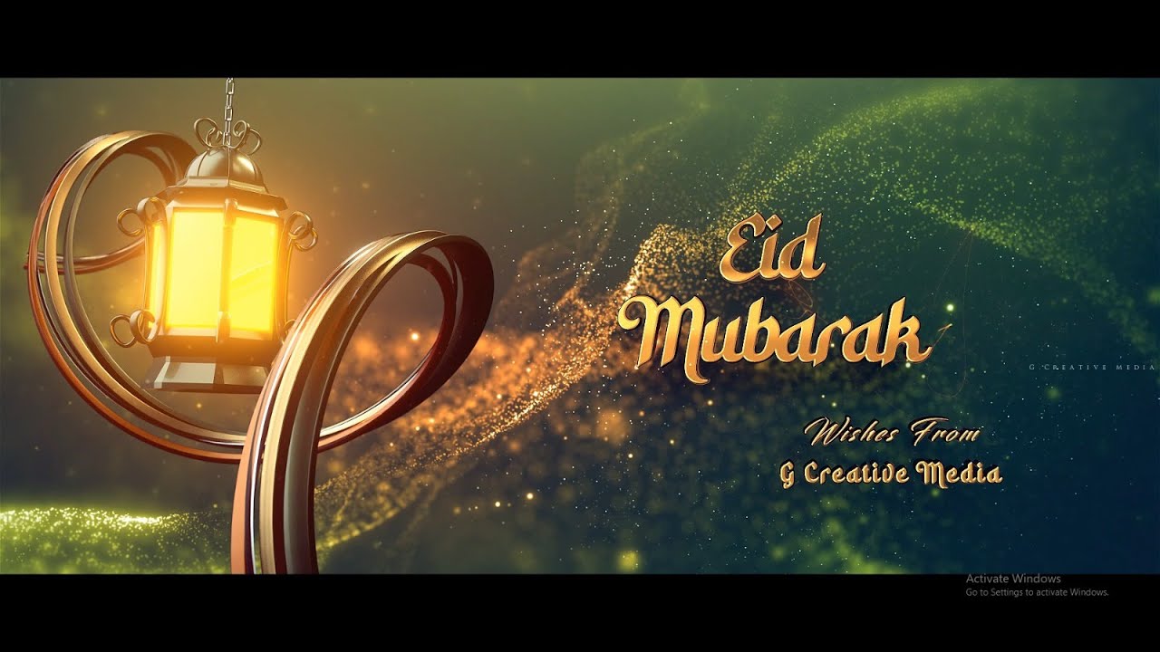 EID MUBARAK 2023  Greeting Video  Motion Graphic  Happy Ramadan  G Creative Media