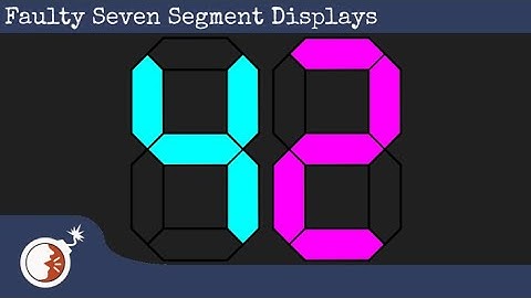 KTANE - How To - Faulty Seven Segment Displays