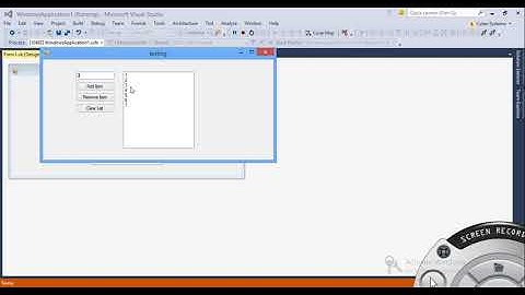 VB DOTNET LISTBOX ADD REMOVE CLEAR