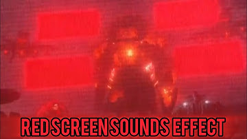 Red screen sound effect | Watchman of Doom
