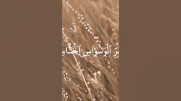 سورة الناس بصوت جميل للشيخ محمود خليل الحصري