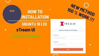 🔴 Xtream ui auto install admin panel Ubuntu 18 | 20  #New Method Work !!!  🔥🔥