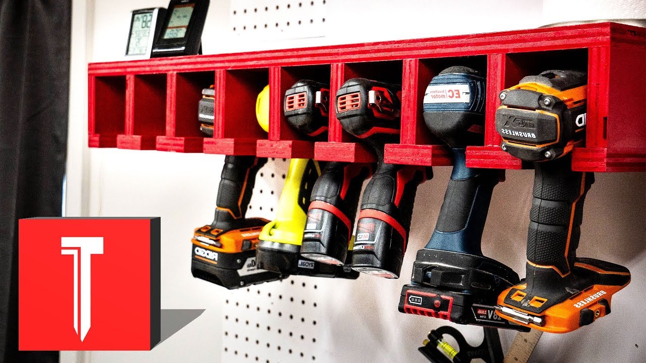 Diy Charging Station For Power Tools Youtube