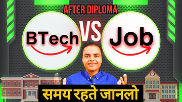 After Diploma Kya Kare, Best Kya Hai, Job Vs BTech After Polytechnic 2025 #diploma #polytechnic