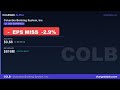 COLB Stock: Revenue Up 21% — Q1 2026 Earnings Analysis