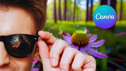 How to add a Reflection to Sunglass with Canva|| Canva tutorial|| Easy tutorial