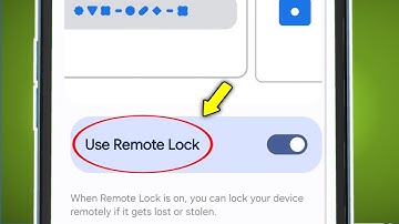 How to use remote lock in Android Phone