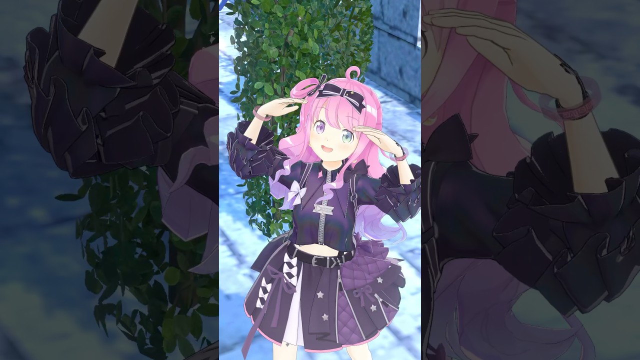 ミオちゃんの「ドッタバッタ珍道中」踊ってみたのら🎵 #姫森ルーナ #大神ミオ #hololive #shorts