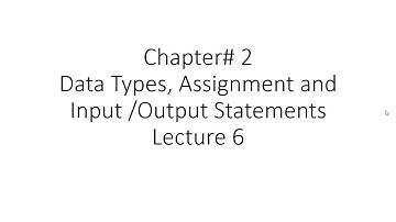10th Class Chapter 2 Lecture 6 Basic Commands Part 1