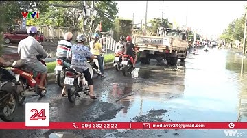Cà Mau: Ngập kéo dài - Nhiều tuyến đường hư hỏng nghiêm trọng | VTV24