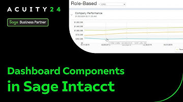 Dashboard Components in Sage Intacct
