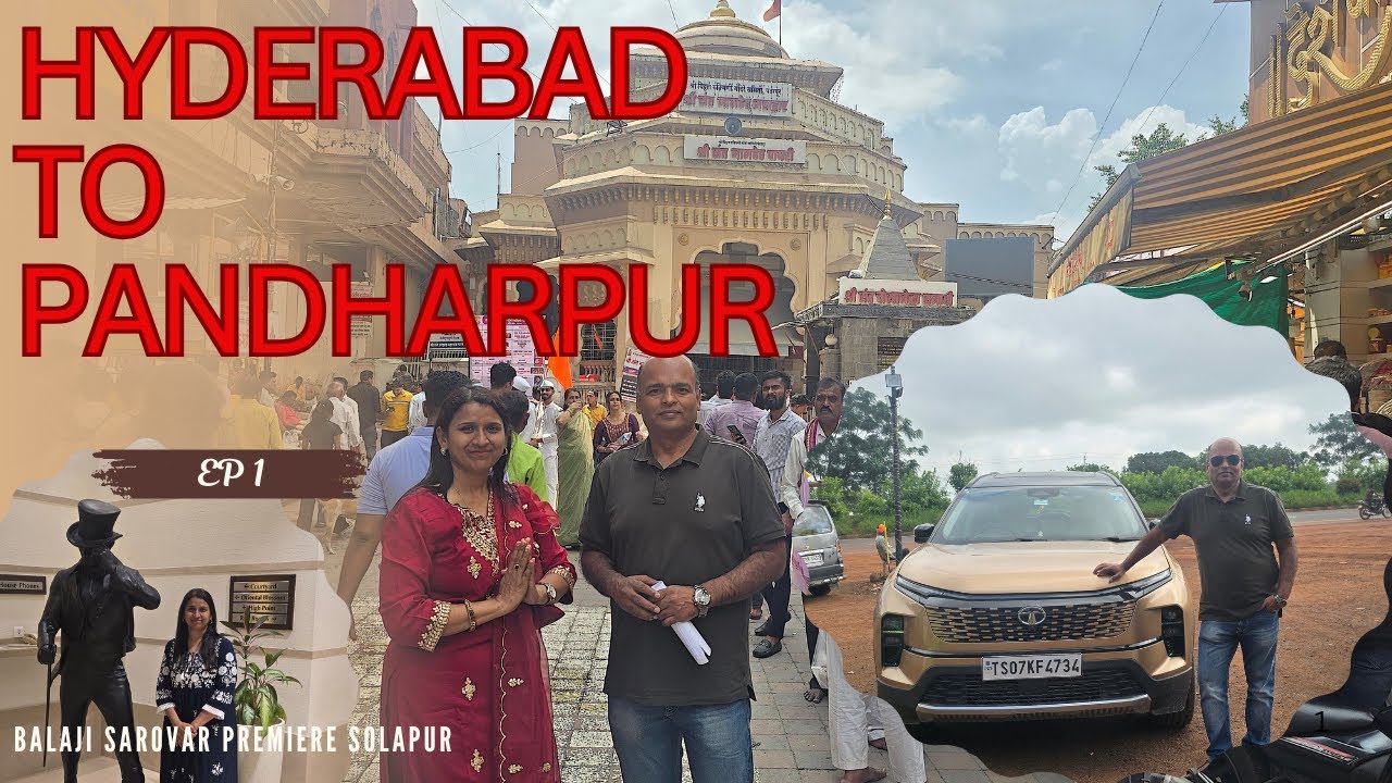 Roadtrip 2025| Hyderabad to Pandharpur| EP1| Shri Vitthal Rukmini Temple |
