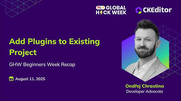 Add Template & Mention Plugins to Existing Project [MLH GHW Beginners Week 2025 Aug Recap]