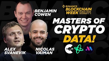 How to WIN the Crypto Game with Data | Benjamin Cowen, Alex Svanevik (CEO Nansen), CEO Bubblemaps